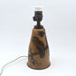 Große Lauritz Hjorth Bornholm Keramik Tischlampe 1930s Jugendstil Keramik mit Eulenmotiv – zeitgenössische skandinavische Skønvirke Design Kunstkeramik Lampe