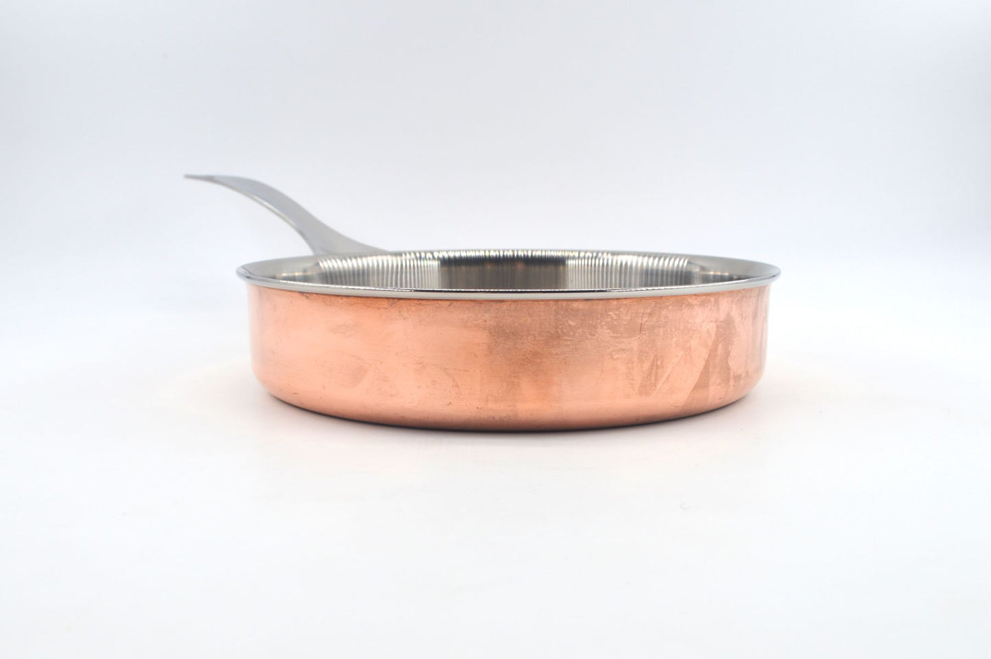 Seltene große Hackman Polaris Norway Kupferpfanne – norwegische Mid-Century Design Kupferpfanne, Vintage Hackman Polaris Designklassiker