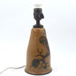 Große Lauritz Hjorth Bornholm Keramik Tischlampe 1930s Jugendstil Keramik mit Eulenmotiv – zeitgenössische skandinavische Skønvirke Design Kunstkeramik Lampe