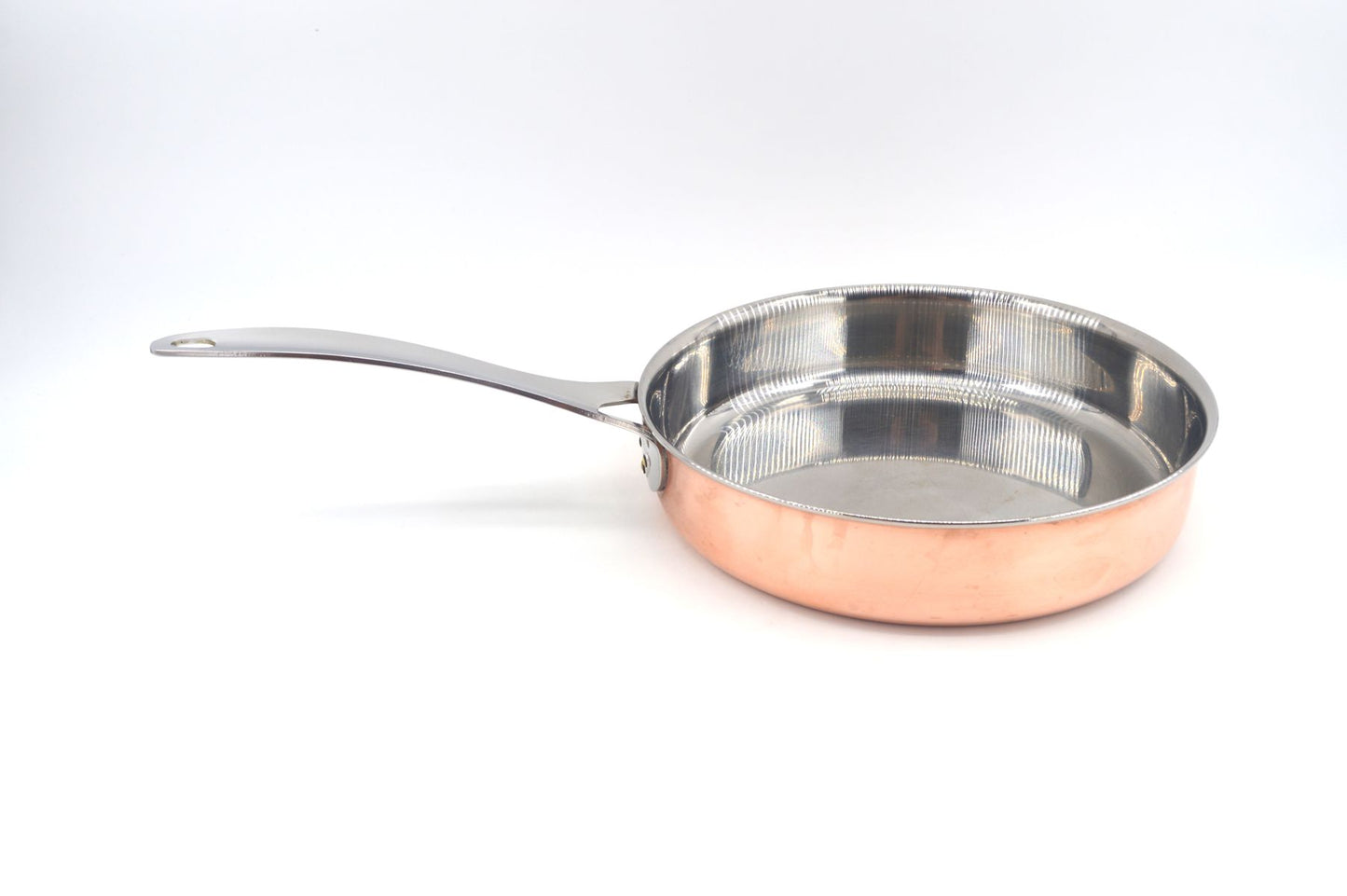 Seltene große Hackman Polaris Norway Kupferpfanne – norwegische Mid-Century Design Kupferpfanne, Vintage Hackman Polaris Designklassiker