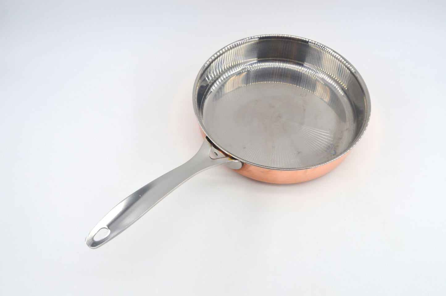 Seltene große Hackman Polaris Norway Kupferpfanne – norwegische Mid-Century Design Kupferpfanne, Vintage Hackman Polaris Designklassiker