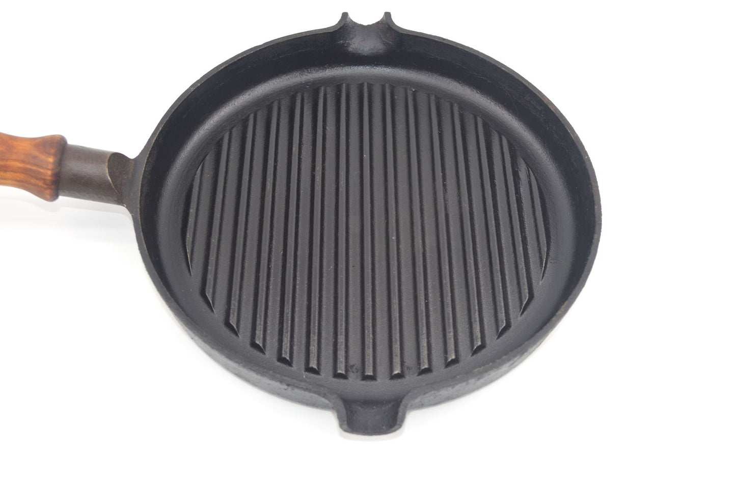 Vintage Ronneby Bruk Sweden Ronab Le Gourmet Gense Sweden Design 1980s schwedische handgearbeitete Gusseisen Grill Pfanne