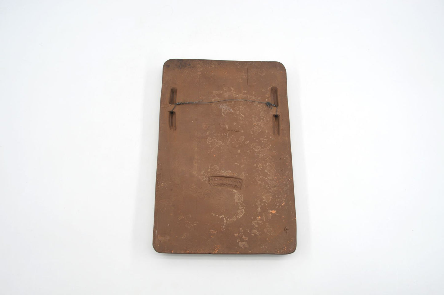 Mid-Century Motala Norrman Keramik Wandbild 1970s zeitgenössische handgefertigte MCM Fat-Lava Keramik - Norwegische Kunstkeramik