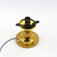 Mid-Century Jablonecke Sklarne Medzilaborce 1970s Design Kristallglas Tischlampe