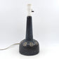 Große brutalistische Sejer Unic Danmark Studiokeramik Lampe - 1960s Mid-Century Fridtjof Sejersen ornamentale dänische Keramiklampe Unikat