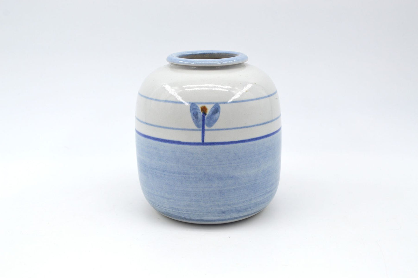 Vintage Einar Paulsen Vase 3740-2 Søholm Stentøj Dänemark Vase 1980s Danish Mid-Century Modern Design original Bornholmer Kunstkeramik