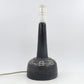 Große brutalistische Sejer Unic Danmark Studiokeramik Lampe - 1960s Mid-Century Fridtjof Sejersen ornamentale dänische Keramiklampe Unikat