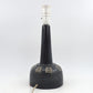 Große brutalistische Sejer Unic Danmark Studiokeramik Lampe - 1960s Mid-Century Fridtjof Sejersen ornamentale dänische Keramiklampe Unikat