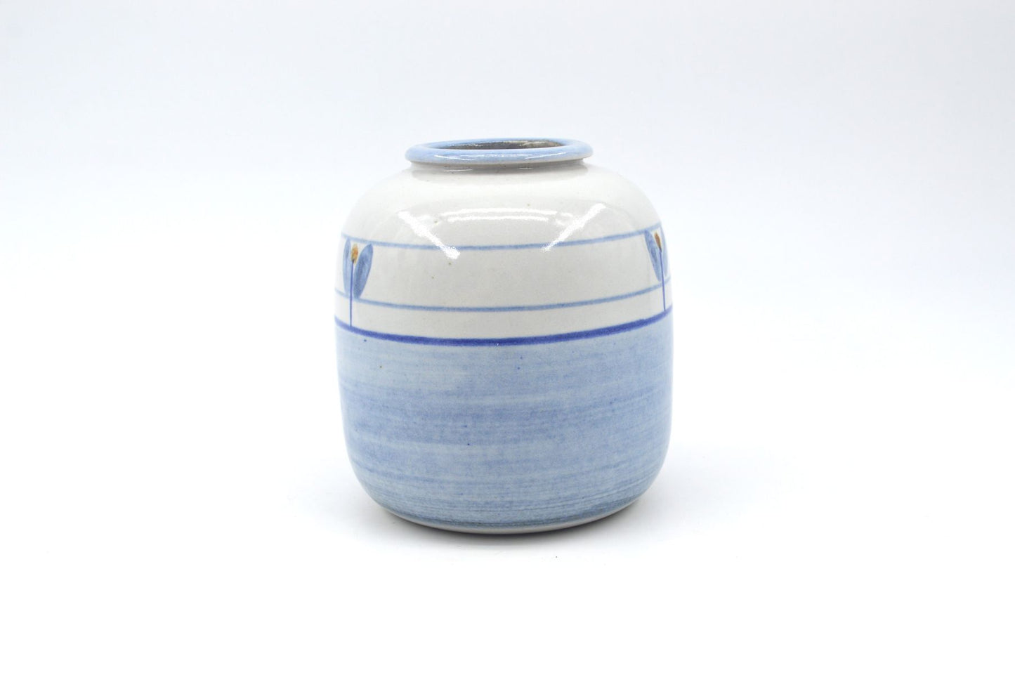 Vintage Einar Paulsen Vase 3740-2 Søholm Stentøj Dänemark Vase 1980s Danish Mid-Century Modern Design original Bornholmer Kunstkeramik