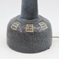 Große brutalistische Sejer Unic Danmark Studiokeramik Lampe - 1960s Mid-Century Fridtjof Sejersen ornamentale dänische Keramiklampe Unikat