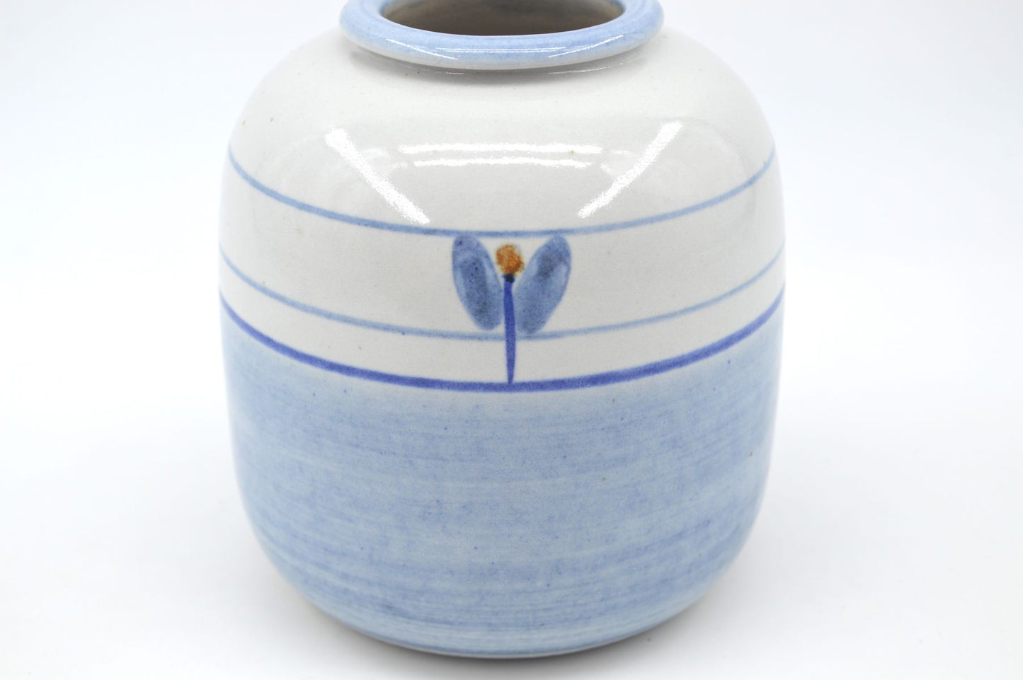 Vintage Einar Paulsen Vase 3740-2 Søholm Stentøj Dänemark Vase 1980s Danish Mid-Century Modern Design original Bornholmer Kunstkeramik