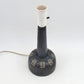 Große brutalistische Sejer Unic Danmark Studiokeramik Lampe - 1960s Mid-Century Fridtjof Sejersen ornamentale dänische Keramiklampe Unikat