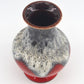 WGP Fat-Lava Bay Keramik Pop-Art Vase 66-14 1960s Bodo Mans Design