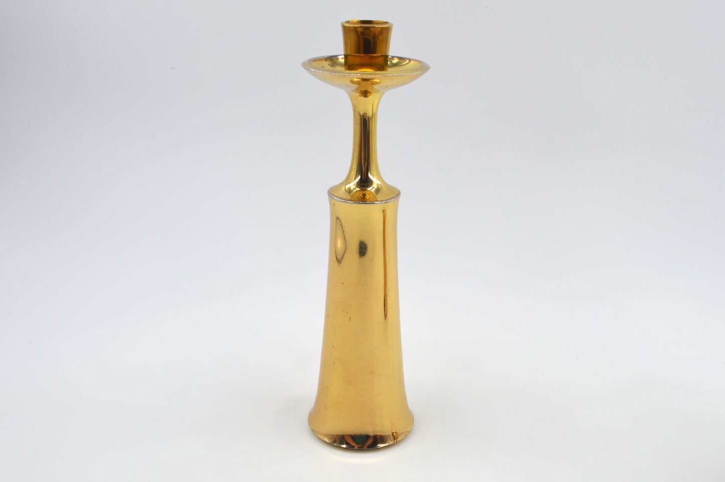 Mid-Century Modern Jens Harald Quistgaard Design Kerzenhalter Danmark 1950s dänische moderne Designklassiker – zeitgenössisches dänisches Design