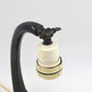 Antike Jugendstil Zinn Tischlampe mit Lampenschirm – 1920 dänisches Skønvirke Design Schreibtischleuchte – Art-Deco Bauhaus Design