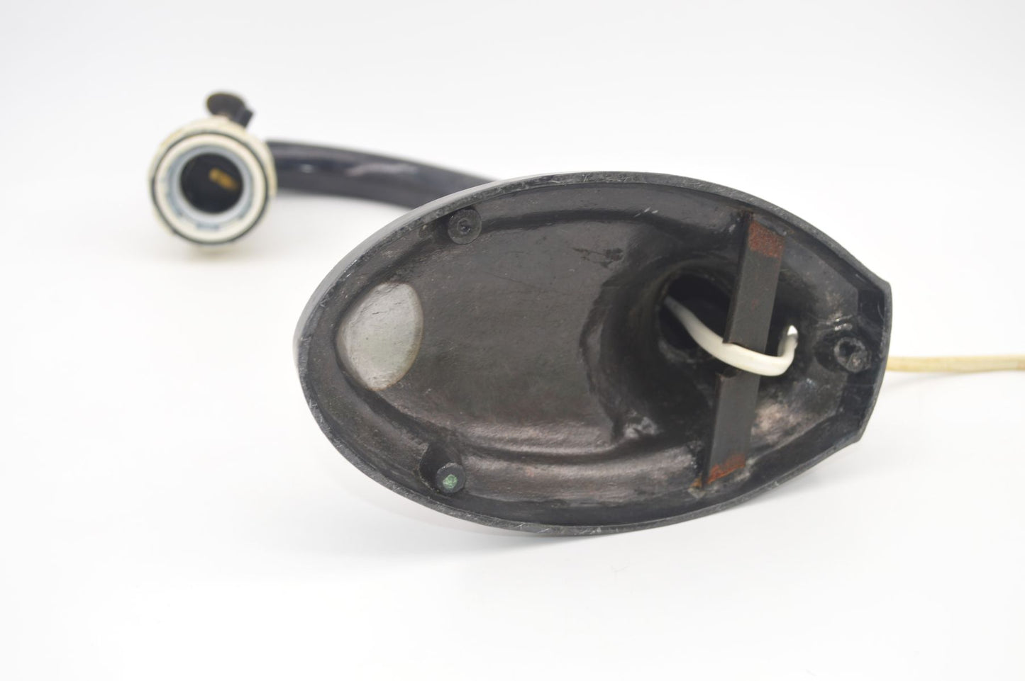Antike Jugendstil Zinn Tischlampe mit Lampenschirm – 1920 dänisches Skønvirke Design Schreibtischleuchte – Art-Deco Bauhaus Design