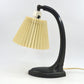 Antike Jugendstil Zinn Tischlampe mit Lampenschirm – 1920 dänisches Skønvirke Design Schreibtischleuchte – Art-Deco Bauhaus Design