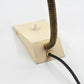 Mid-Century Hexenhut Schreibtischlampe mit Schwanenhals und Schrumpflack 1960s Bauhaus Vintage Design