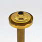Hans Agne Jakobsson Markaryd Design Kerzenhalter L102/32 1960s Schwedischer Design Designklassiker aus Messing mit Rauchglas Lampenschirm – skandinavisches MCM Design