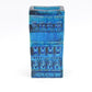 Mid-Century Bitossi Aldo Londi Design Vase 727/18 Rimini Blu 1960s Fat-Lava Design