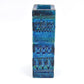 Mid-Century Bitossi Aldo Londi Design Vase 727/18 Rimini Blu 1960s Fat-Lava Design