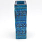 Mid-Century Bitossi Aldo Londi Design Vase 727/18 Rimini Blu 1960s Fat-Lava Design