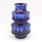 WGP Scheurich Fat-Lava Keramik Pagode Vase 267-20 1970s Pop-Art Design