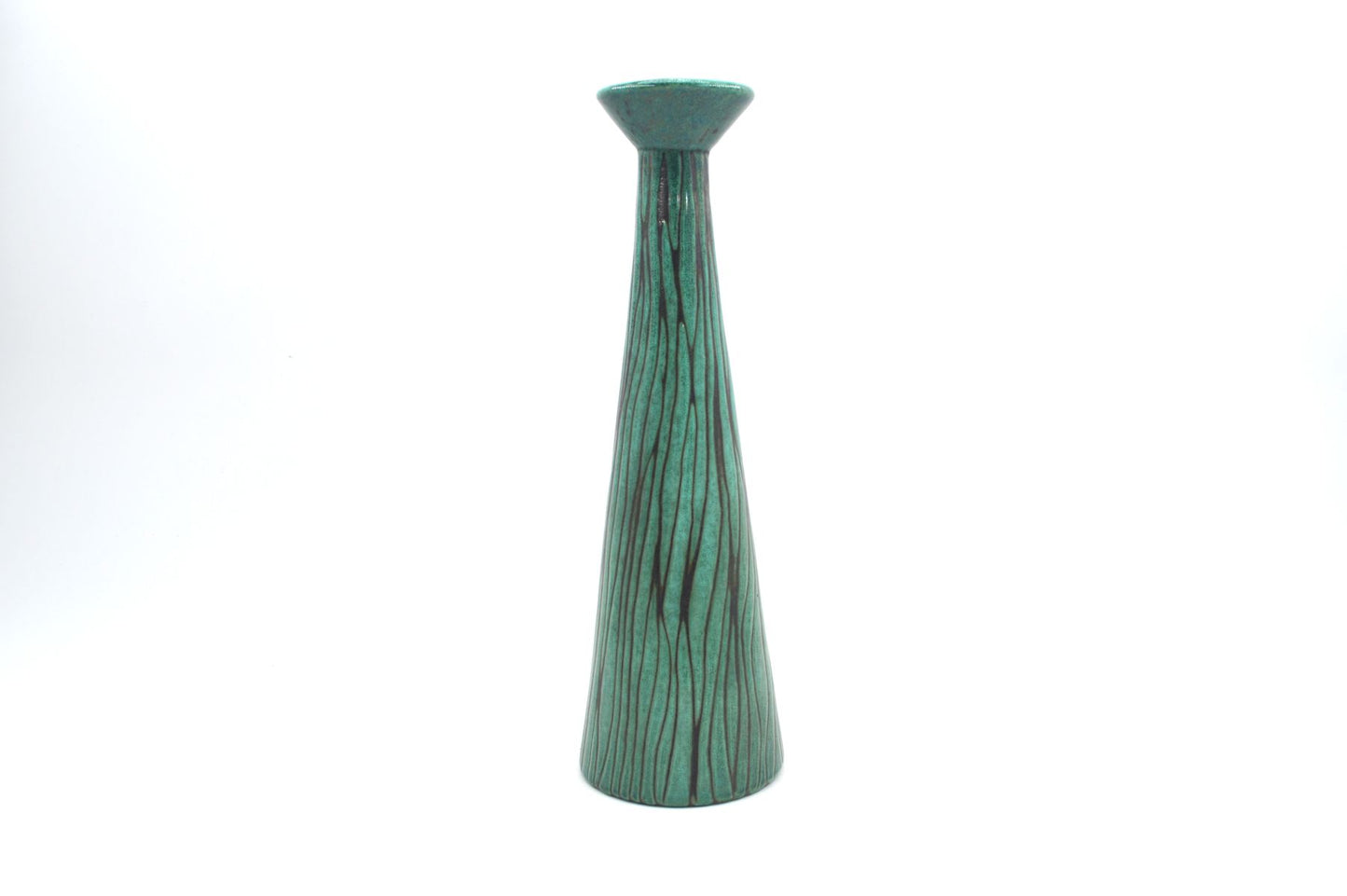 Große Graverens Sandnes Norwegen Fat-Lava Studiokeramik Vase 779/404E 1950s MCM norwegische modernistische Vintage Design Kunstkeramik