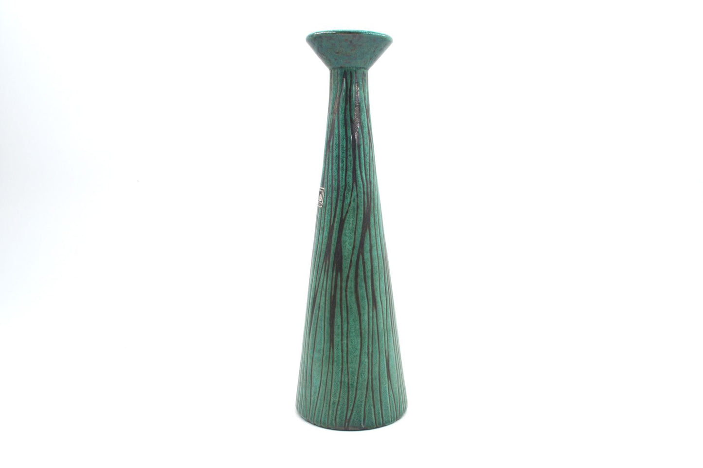 Große Graverens Sandnes Norwegen Fat-Lava Studiokeramik Vase 779/404E 1950s MCM norwegische modernistische Vintage Design Kunstkeramik