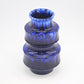 WGP Scheurich Fat-Lava Keramik Pagode Vase 267-20 1970s Pop-Art Design