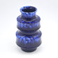 WGP Scheurich Fat-Lava Keramik Pagode Vase 267-20 1970s Pop-Art Design