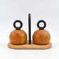 MCM Bodum Denmark kugelförmige Salz und Pfeffer Mühlen 1980s Richard Nissen Danish Modern Designklassiker - dänisches Vintage Design