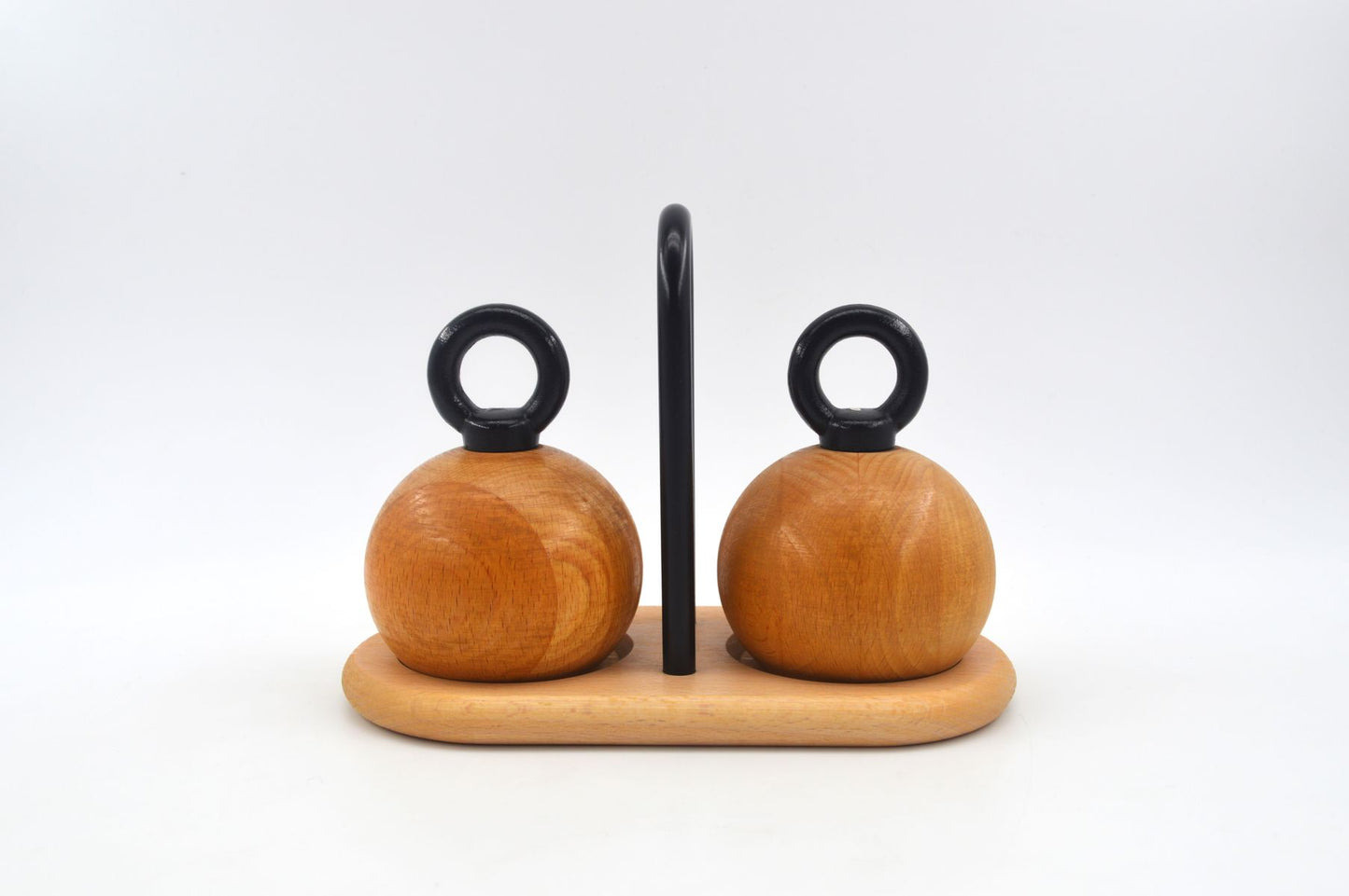 MCM Bodum Denmark kugelförmige Salz und Pfeffer Mühlen 1980s Richard Nissen Danish Modern Designklassiker - dänisches Vintage Design