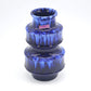 WGP Scheurich Fat-Lava Keramik Pagode Vase 267-20 1970s Pop-Art Design