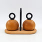 MCM Bodum Denmark kugelförmige Salz und Pfeffer Mühlen 1980s Richard Nissen Danish Modern Designklassiker - dänisches Vintage Design