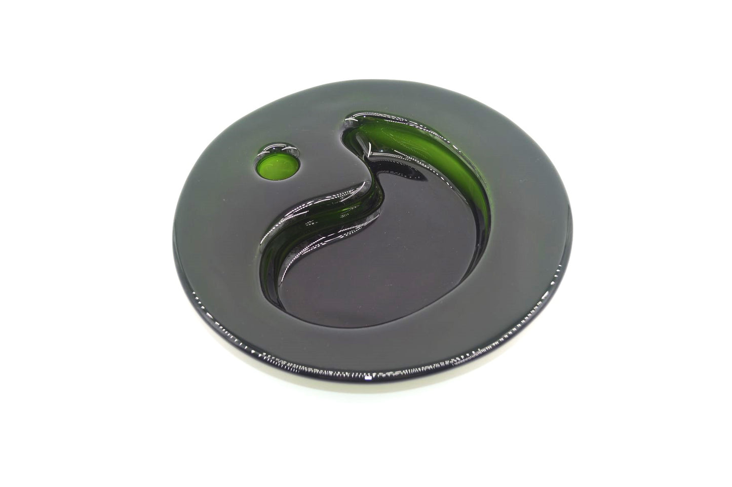 Mid-Century Holmegaard Boule Opaline Glass Lamp Michael Bang Design