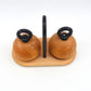 MCM Bodum Denmark kugelförmige Salz und Pfeffer Mühlen 1980s Richard Nissen Danish Modern Designklassiker - dänisches Vintage Design