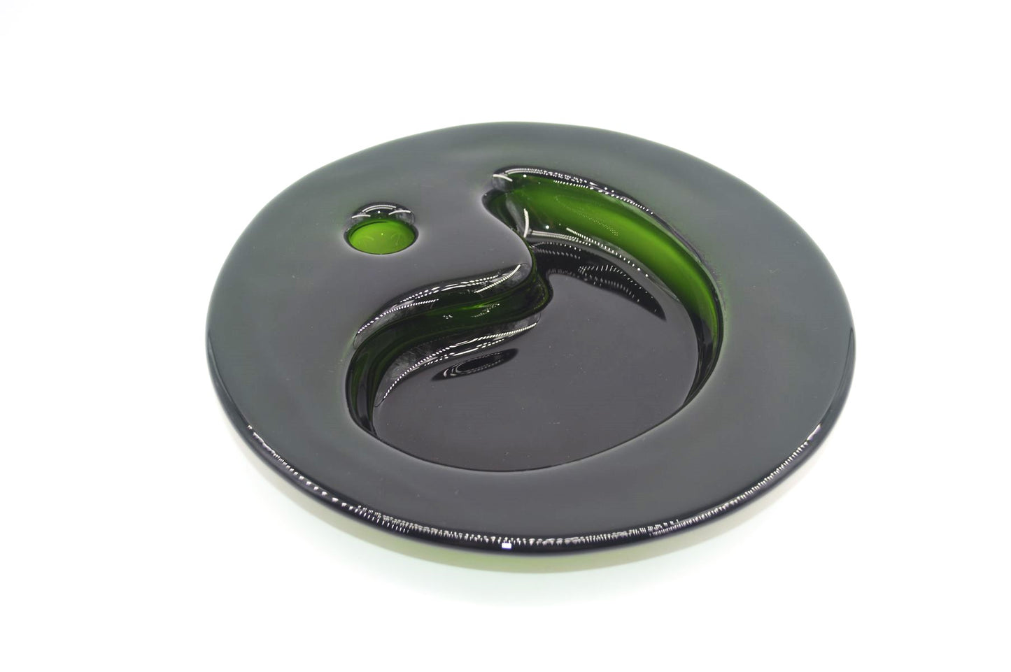 Mid-Century Holmegaard Boule Opaline Glass Lamp Michael Bang Design