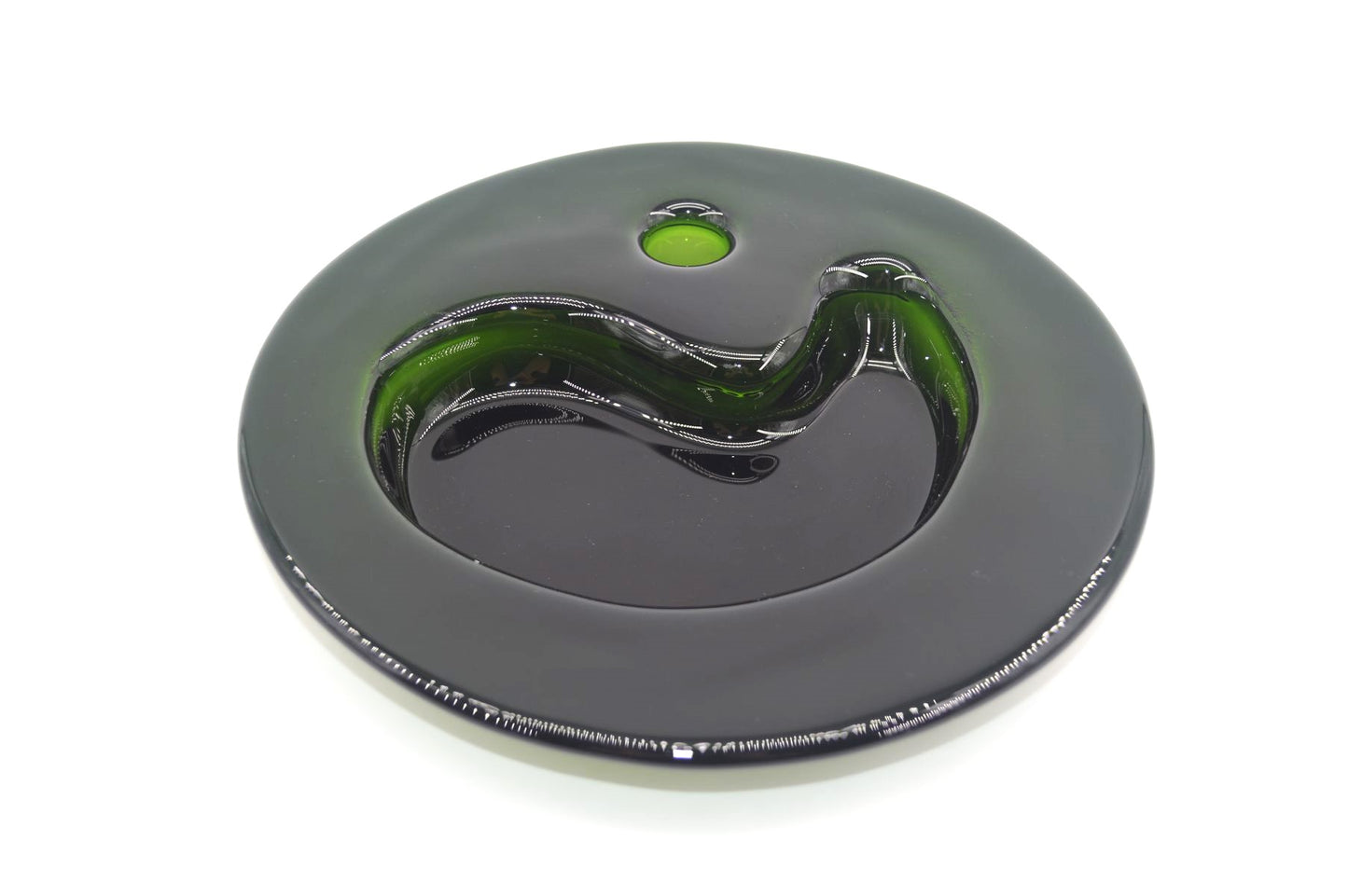 Mid-Century Holmegaard Boule Opaline Glass Lamp Michael Bang Design