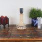 Mid-Century Axella Stentøj Tischlampe 1970s Jette Hellerøe Desing Denmark
