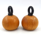 MCM Bodum Denmark kugelförmige Salz und Pfeffer Mühlen 1980s Richard Nissen Danish Modern Designklassiker - dänisches Vintage Design