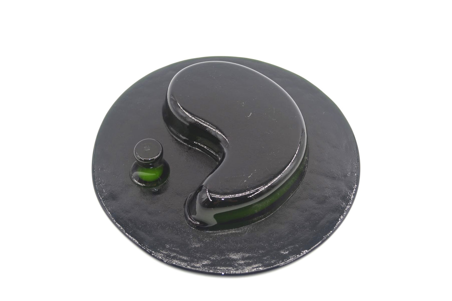 Mid-Century Holmegaard Boule Opaline Glass Lamp Michael Bang Design