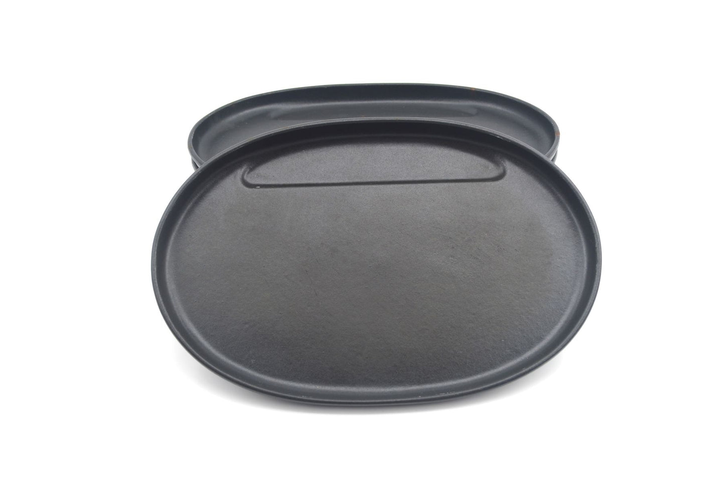 Seltene Copco Denmark Gusseisen Teller / Grillteller Mid-Century Michael Lax Design 1970s dänisches Vintage Design Kochgeschirr – MCM-Designklassiker
