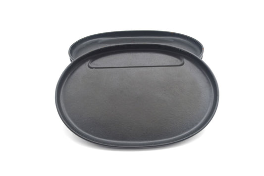 Seltene Copco Denmark Gusseisen Teller / Grillteller Mid-Century Michael Lax Design 1970s dänisches Vintage Design Kochgeschirr – MCM-Designklassiker