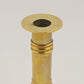 Antike dänische Jugendstil Messing Kerzenhalter 1920’s dänisches Skønvirke Design Handarbeit skandinavischer Art Nouveau