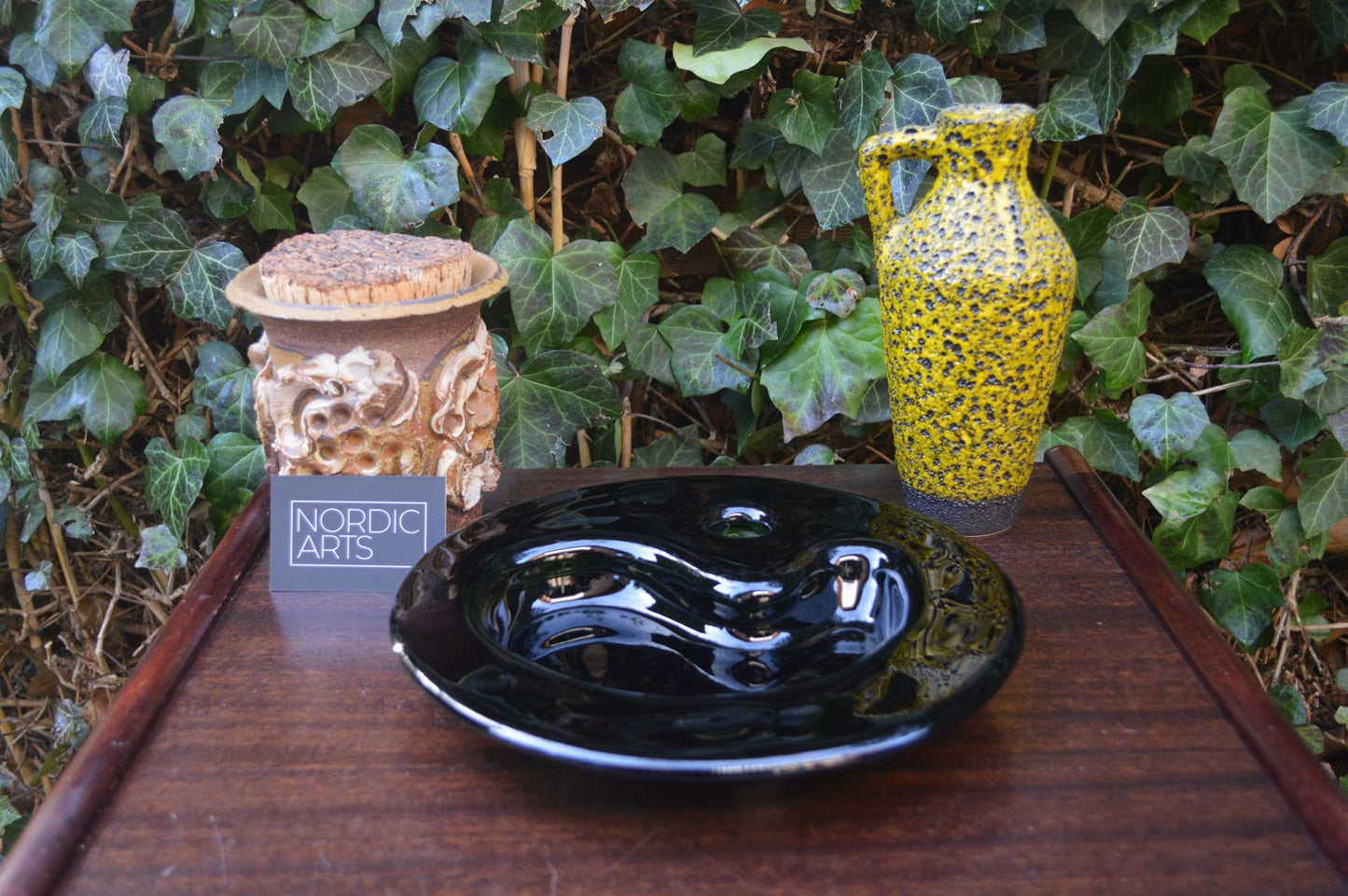 Mid-Century Holmegaard Boule Opaline Glass Lamp Michael Bang Design