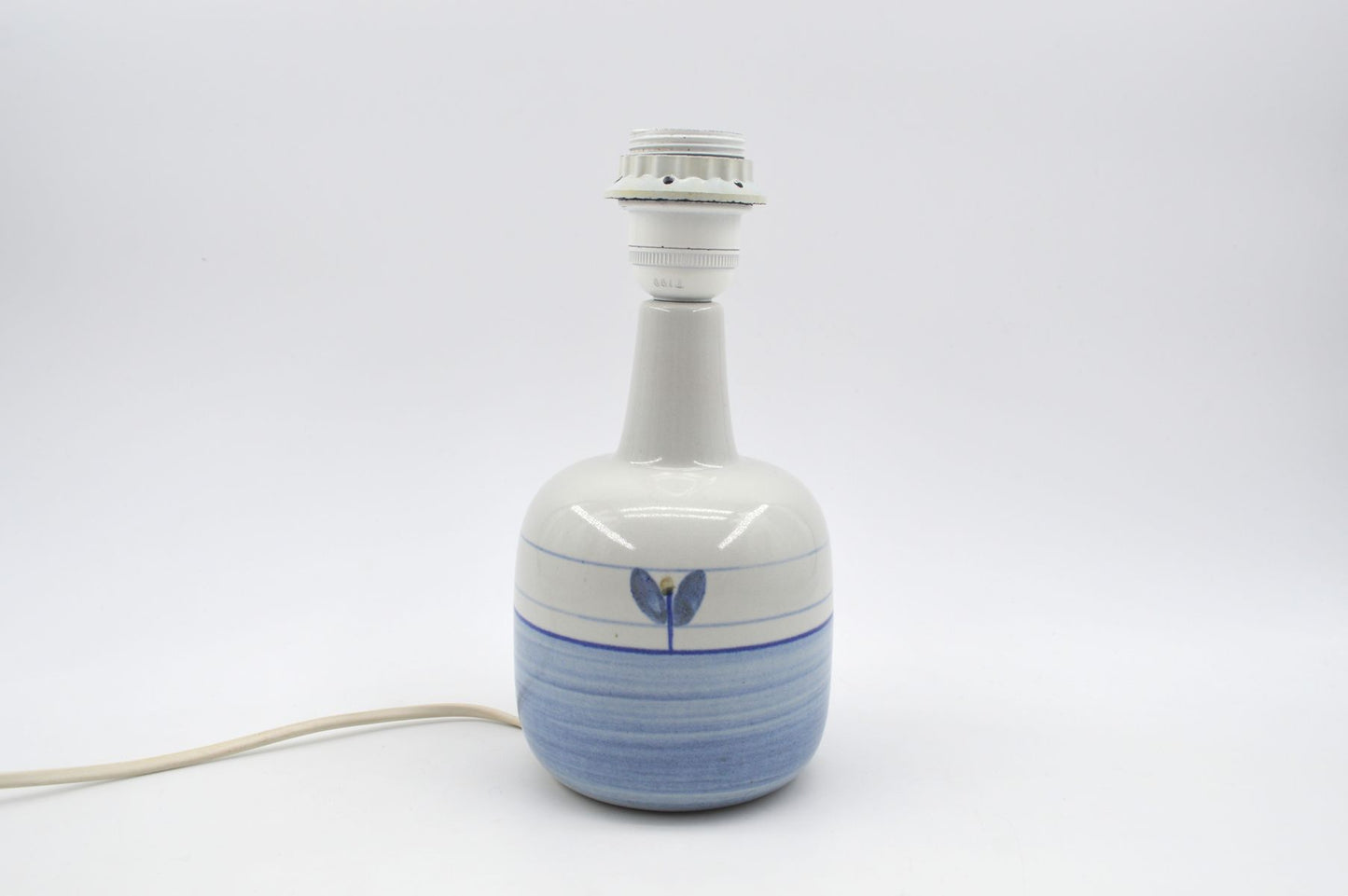Vintage Søholm Stentøj dänische Kunstkeramik Tischlampe 1960s Design Maria Philippi Mid-Century Modern Bornholmer Studiokeramik