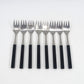 Mid-Century Lundtofte Opus Design Tias Eckhoff (1926–2016) Designbesteck 31 Teile dänisches Vintage Besteck 1980s Danish Modern Design Dansk Knivfabrik Lundtofte