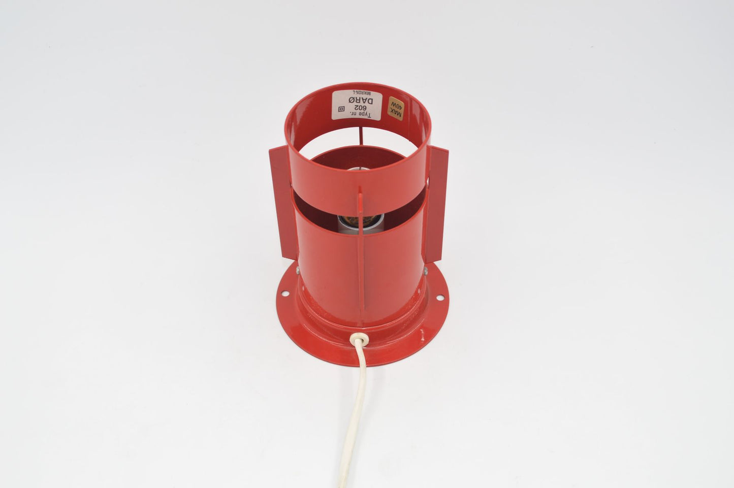 Mid-Century Darø Denmark Type 602 Mikron-L Wandlampe 1980s Kjeld Darø Space-Age Design Dänemark