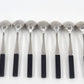Mid-Century Lundtofte Opus Design Tias Eckhoff (1926–2016) Designbesteck 31 Teile dänisches Vintage Besteck 1980s Danish Modern Design Dansk Knivfabrik Lundtofte